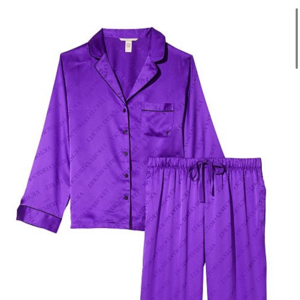 VS satin top and pants PJ set